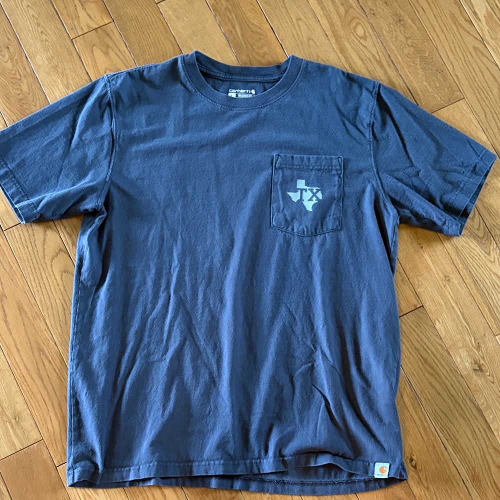 Carhartt Men's Navy Graphic Pocket Tee
